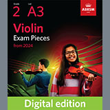 Ludwig van Beethoven 'Écossaise in G, WoO 23 (Grade 2, A3, from the ABRSM Violin Syllabus from 2024)' Violin Solo