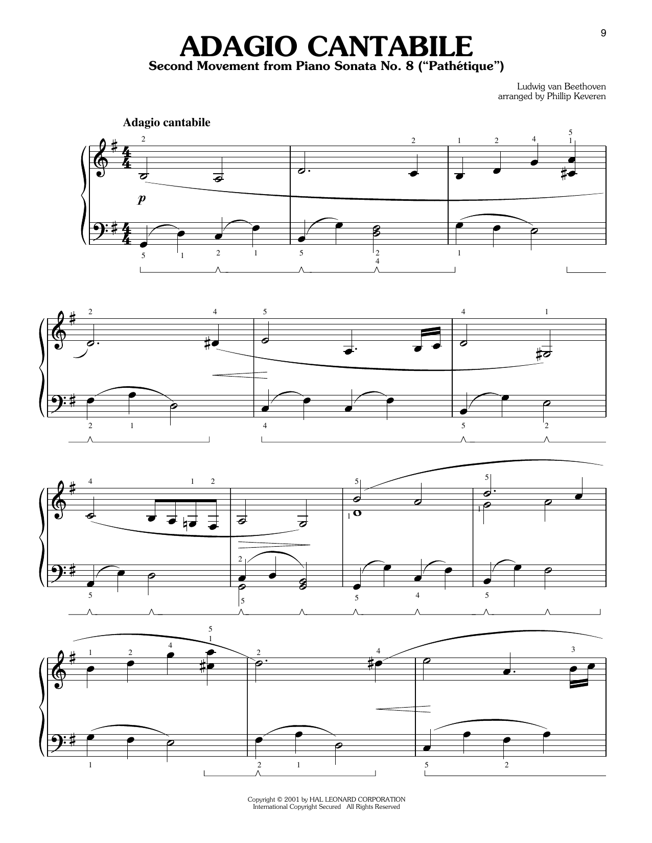 Ludwig Van Beethoven Piano Sonata No. 8 