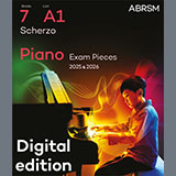 Ludwig van Beethoven 'Scherzo (Grade 7, list A1, from the ABRSM Piano Syllabus 2025 & 2026)' Piano Solo