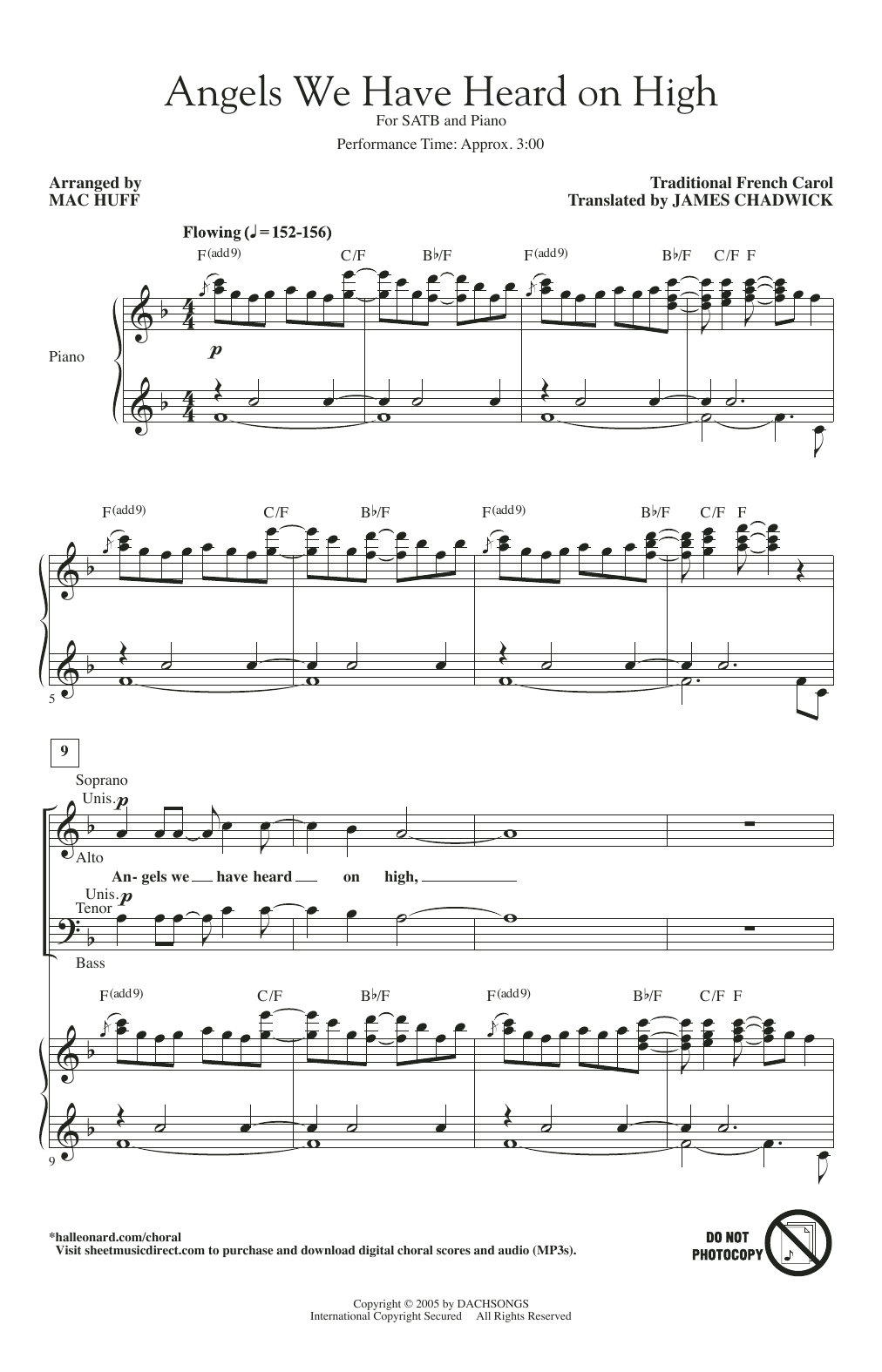 Mac Huff Celebrate Christmas! (Collection) sheet music notes and chords arranged for SATB Choir