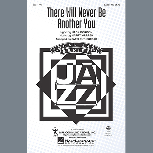 Easily Download Mack Gordon and Harry Warren Printable PDF piano music notes, guitar tabs for  SATB Choir. Transpose or transcribe this score in no time - Learn how to play song progression.