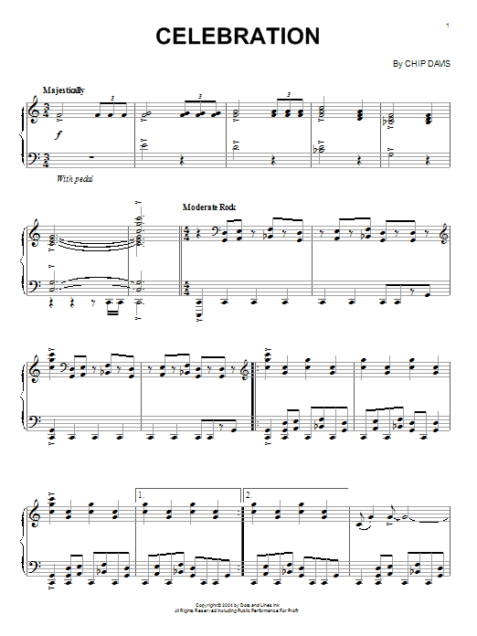 Mannheim Steamroller Celebration sheet music notes and chords arranged for Piano Solo
