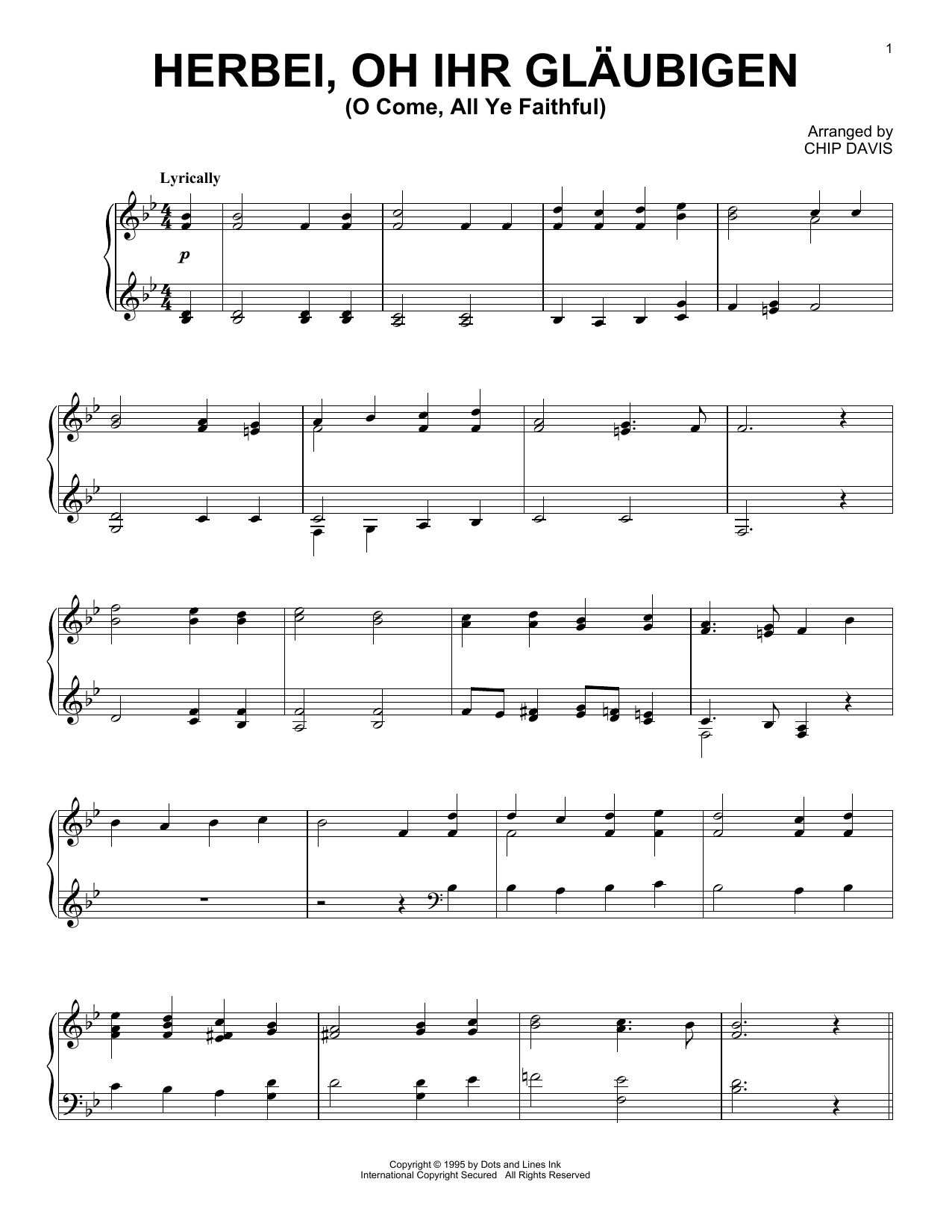 Mannheim Steamroller O Come, All Ye Faithful sheet music notes and chords arranged for Piano Solo