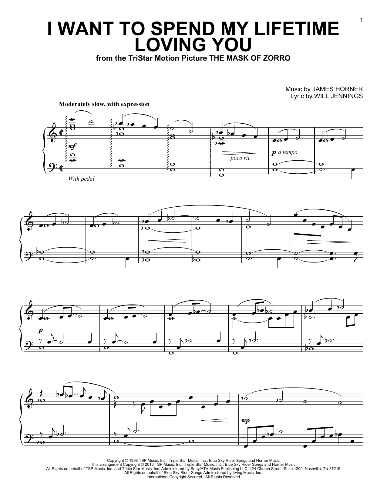 Marc Anthony and Tina Arena I Want To Spend My Lifetime Loving You sheet music notes and chords arranged for Lead Sheet / Fake Book