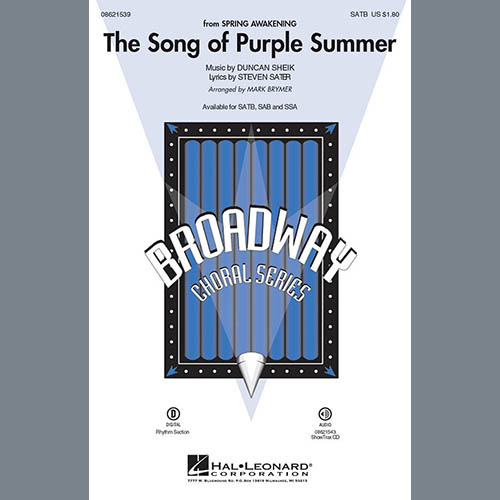 Easily Download Mark Brymer Printable PDF piano music notes, guitar tabs for  SSA Choir. Transpose or transcribe this score in no time - Learn how to play song progression.