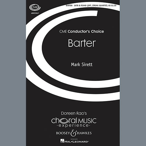 Easily Download Mark Sirett Printable PDF piano music notes, guitar tabs for  SATB Choir. Transpose or transcribe this score in no time - Learn how to play song progression.