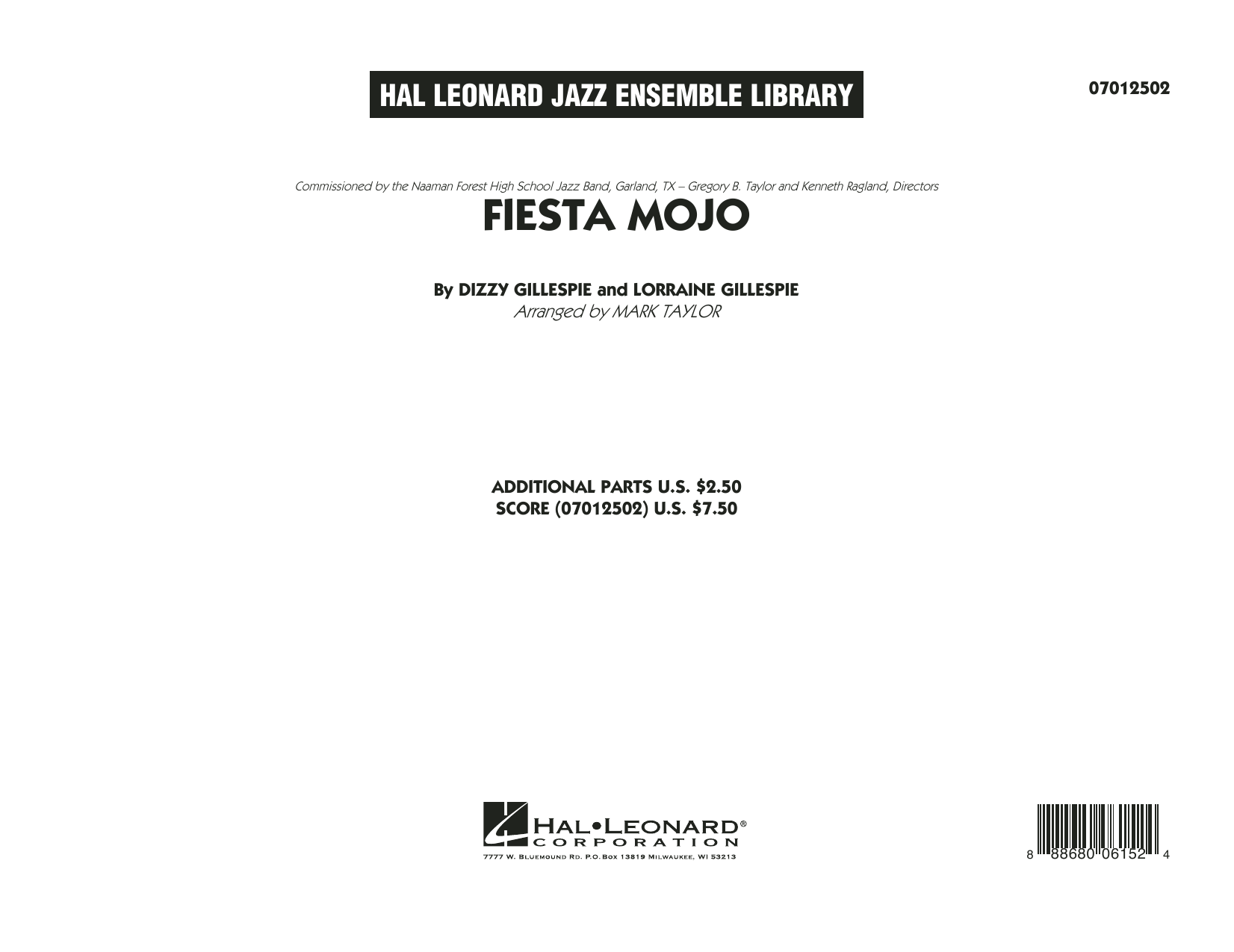 Mark Taylor Fiesta Mojo - Conductor Score (Full Score) sheet music notes and chords arranged for Jazz Ensemble