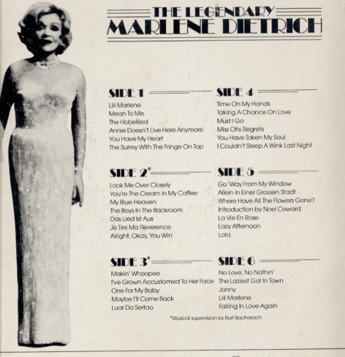 Easily Download Marlene Dietrich Printable PDF piano music notes, guitar tabs for  Lead Sheet / Fake Book. Transpose or transcribe this score in no time - Learn how to play song progression.