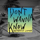 Maroon 5 'Don't Wanna Know (feat. Kendrick Lamar)' Easy Piano