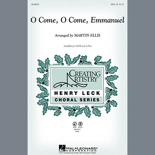 Easily Download Martin Ellis Printable PDF piano music notes, guitar tabs for  SATB Choir. Transpose or transcribe this score in no time - Learn how to play song progression.
