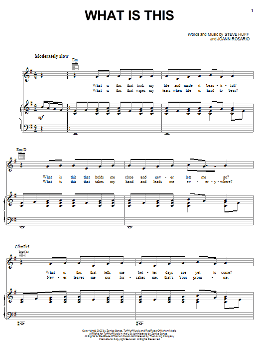 Mary Mary What Is This sheet music notes and chords arranged for Piano, Vocal & Guitar Chords (Right-Hand Melody)