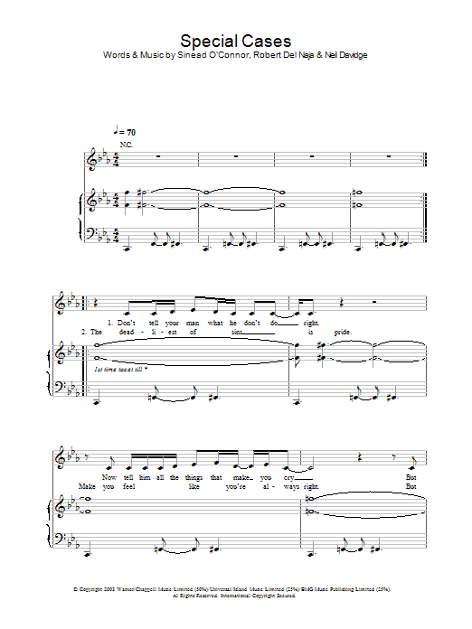 Massive Attack Special Cases sheet music notes and chords arranged for Piano, Vocal & Guitar Chords
