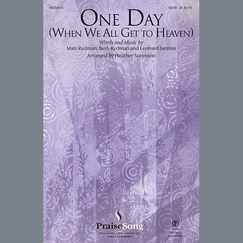 Easily Download Matt Redman Printable PDF piano music notes, guitar tabs for  SATB Choir. Transpose or transcribe this score in no time - Learn how to play song progression.