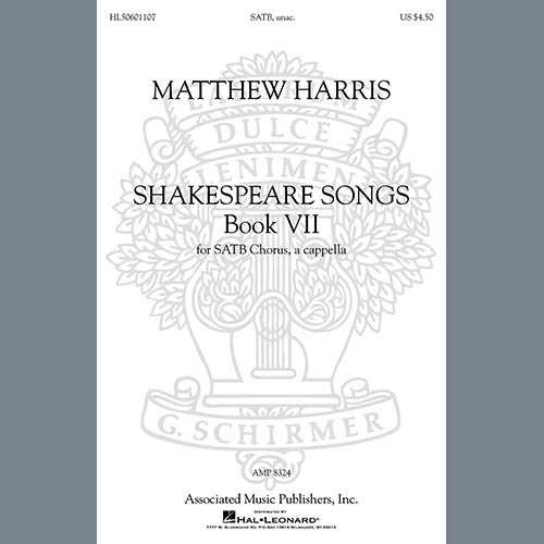 Easily Download Matthew Harris Printable PDF piano music notes, guitar tabs for  SATB Choir. Transpose or transcribe this score in no time - Learn how to play song progression.