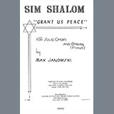 Max Janowski 'Sim Shalom (Grant Us Peace)' SATB Choir