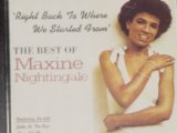 Maxine Nightingale 'Right Back Where We Started From' Piano, Vocal & Guitar Chords (Right-Hand Melody)