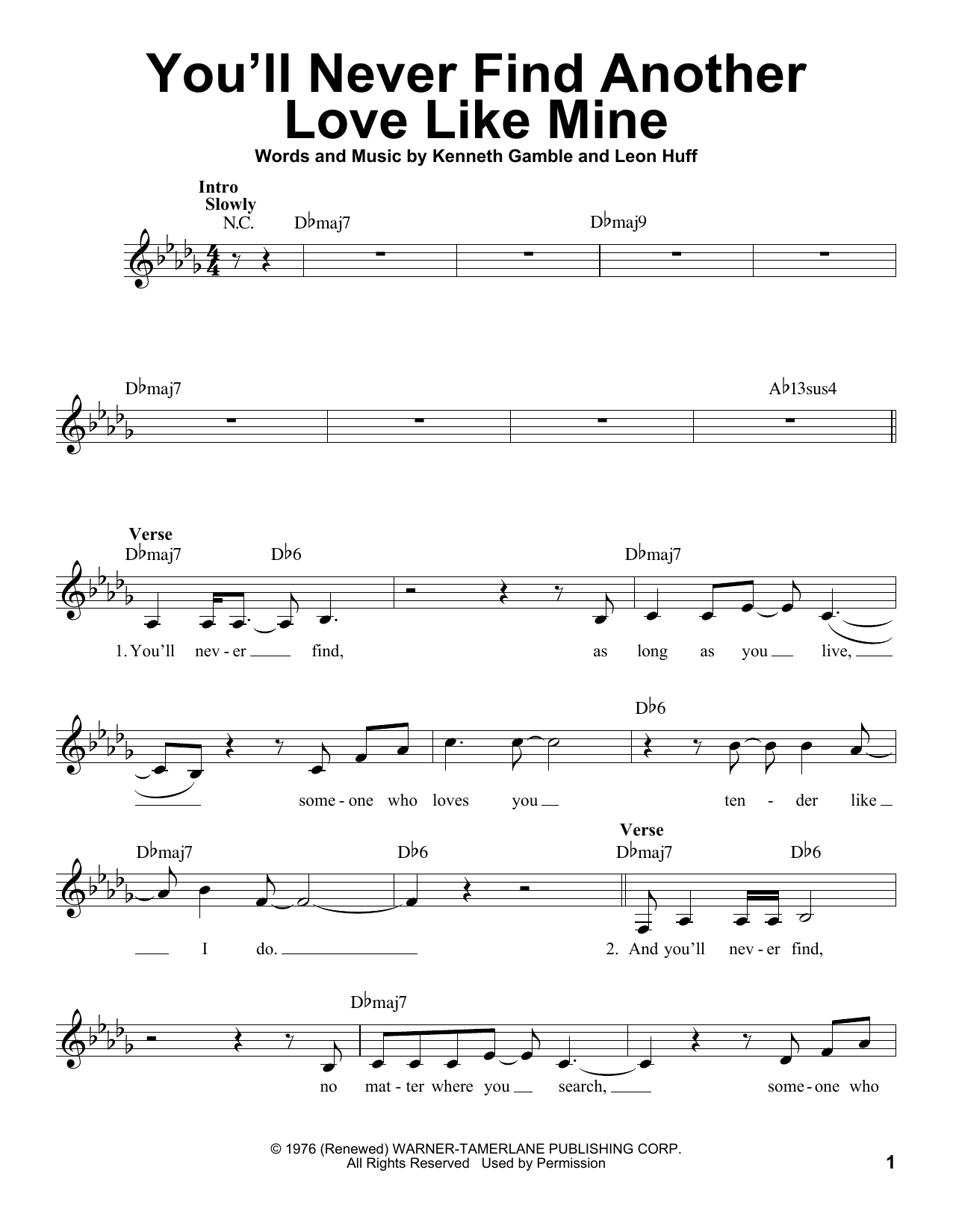 Michael Bublé You'll Never Find Another Love Like Mine sheet music notes and chords arranged for Pro Vocal