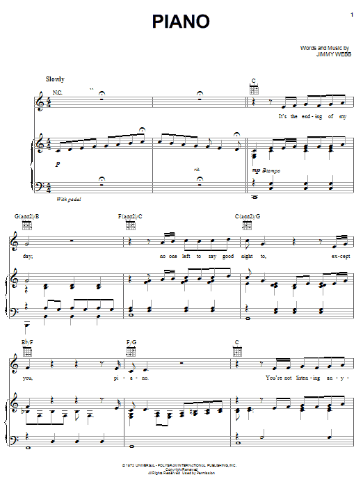 Michael Feinstein Piano sheet music notes and chords arranged for Piano, Vocal & Guitar Chords (Right-Hand Melody)