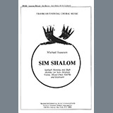 Michael Isaacson 'Sim Shalom (Grant Us Peace)' SATB Choir