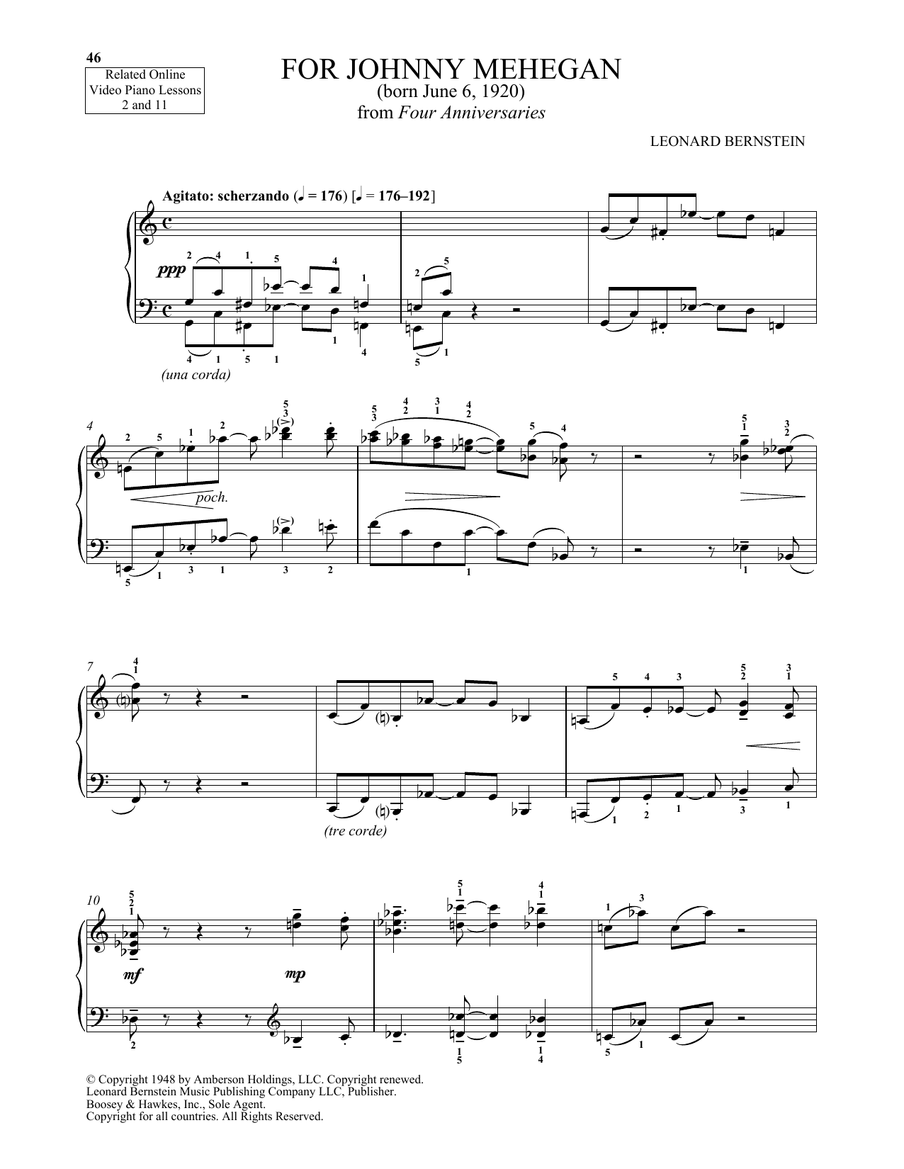 Michael Mizrahi For Johnny Mehegan sheet music notes and chords arranged for Piano Solo