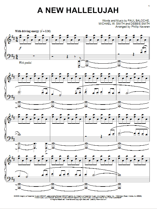 Michael W. Smith A New Hallelujah [Jazz version] (arr. Phillip Keveren) sheet music notes and chords arranged for Piano Solo
