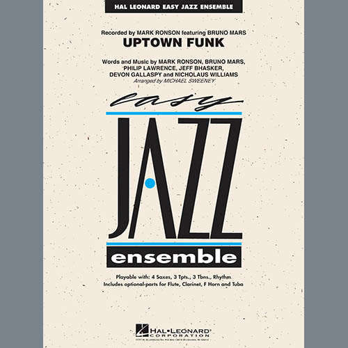 Easily Download Michael Sweeney Printable PDF piano music notes, guitar tabs for Jazz Ensemble. Transpose or transcribe this score in no time - Learn how to play song progression.