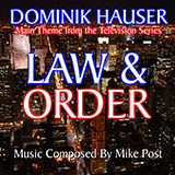 Mike Post 'Law And Order' Lead Sheet / Fake Book