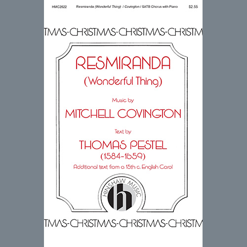 Easily Download Mitchell Covington Printable PDF piano music notes, guitar tabs for  SATB Choir. Transpose or transcribe this score in no time - Learn how to play song progression.