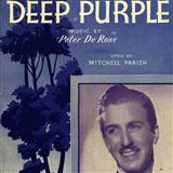 Mitchell Parish 'Deep Purple' Piano, Vocal & Guitar Chords (Right-Hand Melody)