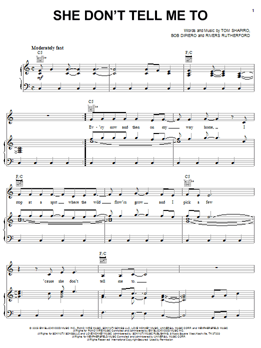 Montgomery Gentry She Don't Tell Me To sheet music notes and chords arranged for Easy Guitar Tab