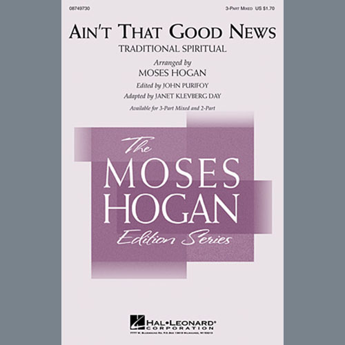 Easily Download Moses Hogan Printable PDF piano music notes, guitar tabs for  2-Part Choir. Transpose or transcribe this score in no time - Learn how to play song progression.