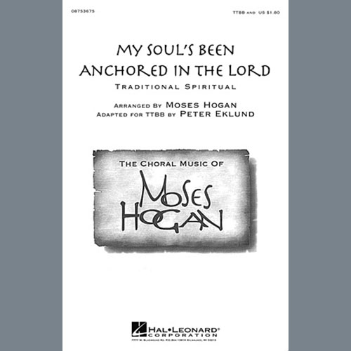 Easily Download Moses Hogan Printable PDF piano music notes, guitar tabs for  SATB Choir. Transpose or transcribe this score in no time - Learn how to play song progression.