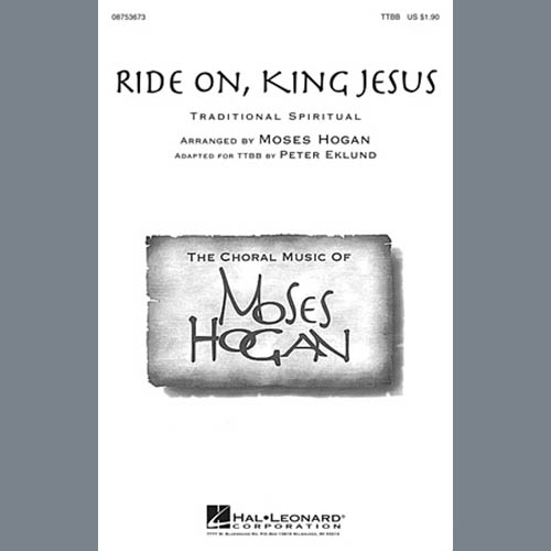 Easily Download Moses Hogan Printable PDF piano music notes, guitar tabs for  TTBB Choir. Transpose or transcribe this score in no time - Learn how to play song progression.
