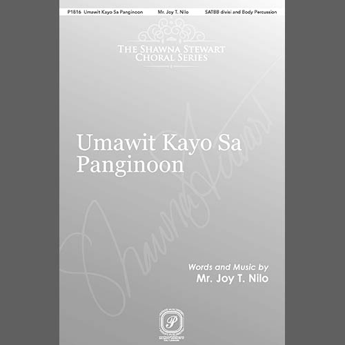Easily Download Mr. Joy T. Nilo Printable PDF piano music notes, guitar tabs for  SATB Choir. Transpose or transcribe this score in no time - Learn how to play song progression.