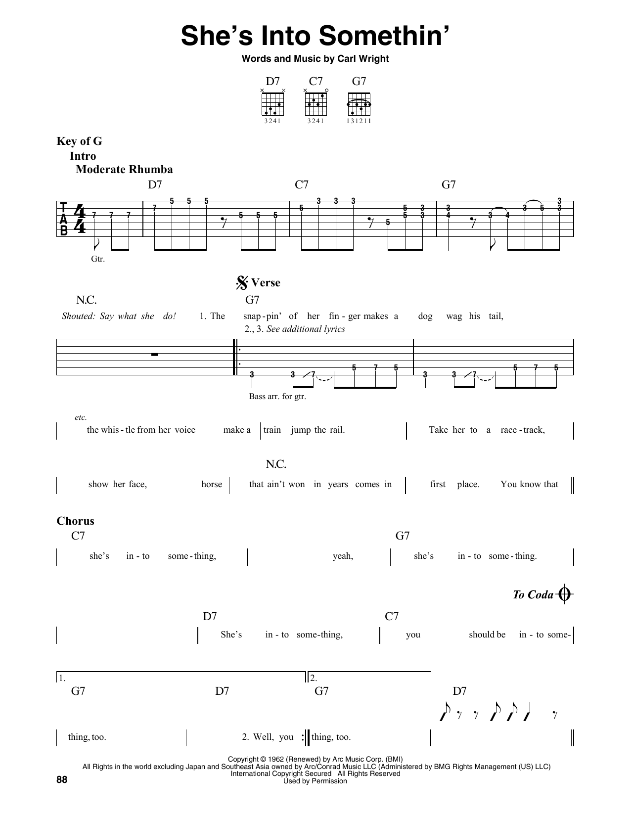 Muddy Waters She's Into Somethin' sheet music notes and chords arranged for Guitar Lead Sheet