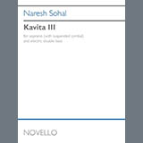 Naresh Sohal 'Kavita III' Piano, Vocal & Guitar Chords (Right-Hand Melody)