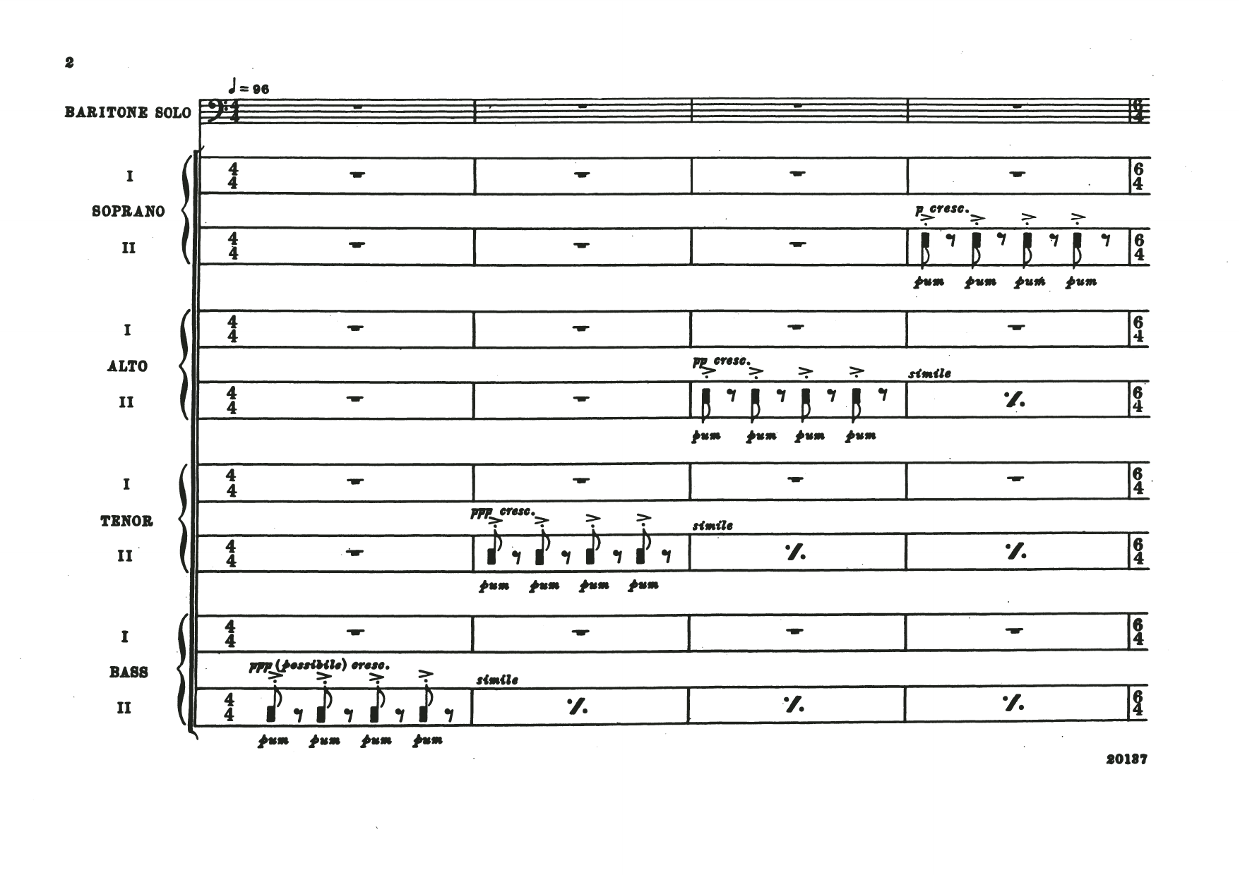 Naresh Sohal Poets to Come sheet music notes and chords arranged for SATB Choir