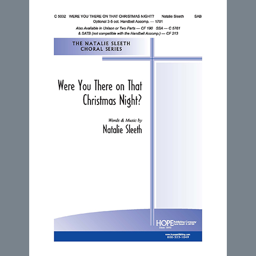 Easily Download NATALIE SLEETH Printable PDF piano music notes, guitar tabs for  Unison Choir. Transpose or transcribe this score in no time - Learn how to play song progression.