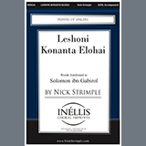 Nick Strimple 'Leshoni Konanta Elohai' SATB Choir