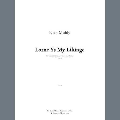 Easily Download Nico Muhly Printable PDF piano music notes, guitar tabs for  Piano & Vocal. Transpose or transcribe this score in no time - Learn how to play song progression.