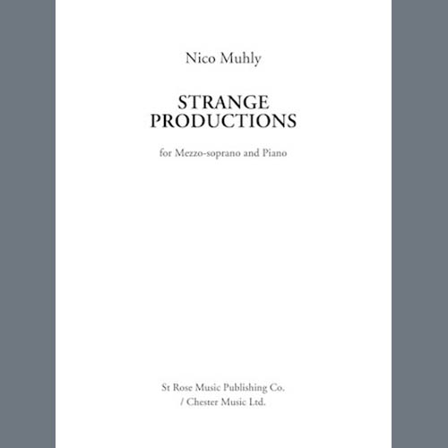 Easily Download Nico Muhly Printable PDF piano music notes, guitar tabs for  Piano & Vocal. Transpose or transcribe this score in no time - Learn how to play song progression.