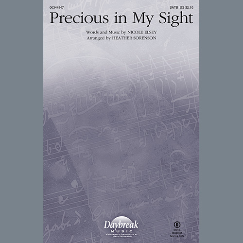 Easily Download Nicole Elsey Printable PDF piano music notes, guitar tabs for  SATB Choir. Transpose or transcribe this score in no time - Learn how to play song progression.