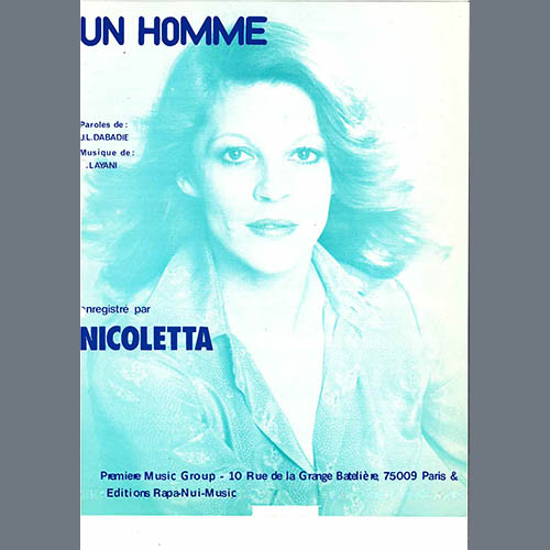 Easily Download Nicoletta Printable PDF piano music notes, guitar tabs for  Piano & Vocal. Transpose or transcribe this score in no time - Learn how to play song progression.