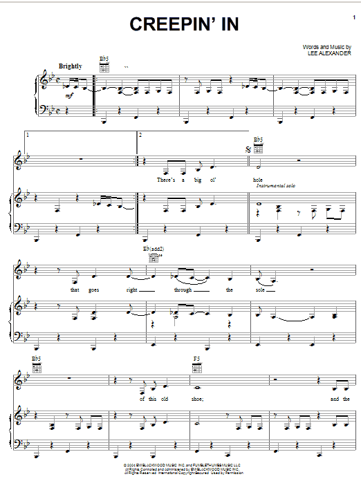 Norah Jones Creepin' In sheet music notes and chords arranged for Piano, Vocal & Guitar Chords (Right-Hand Melody)