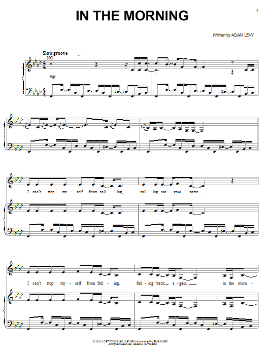 Norah Jones In The Morning sheet music notes and chords arranged for Piano, Vocal & Guitar Chords