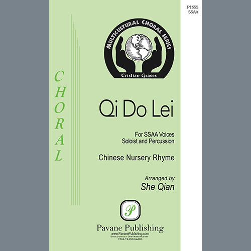 Easily Download Nursery rhyme of Qi do lei Printable PDF piano music notes, guitar tabs for  SSA Choir. Transpose or transcribe this score in no time - Learn how to play song progression.