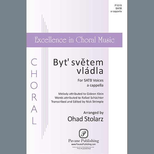 Easily Download Ohad Stolarz Printable PDF piano music notes, guitar tabs for  SATB Choir. Transpose or transcribe this score in no time - Learn how to play song progression.