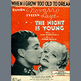 Sigmund Romberg 'When I Grow Too Old To Dream' Big Note Piano