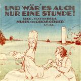 Oskar Geiger 'Just For A While' Piano, Vocal & Guitar Chords