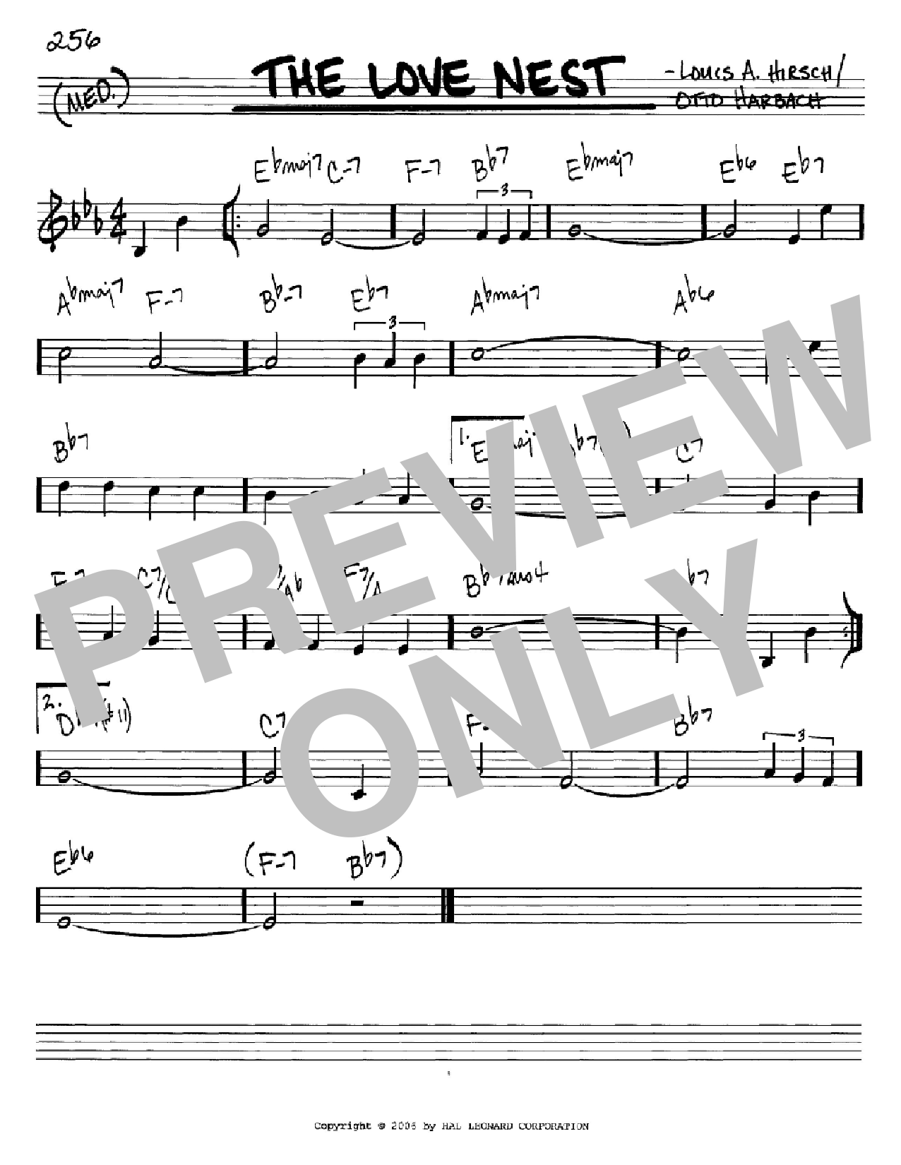 Otto Harbach The Love Nest sheet music notes and chords arranged for Ukulele